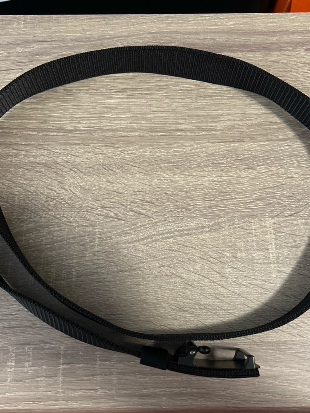 Men’s Utility Black Nylon Belt - Classic Everyday Style